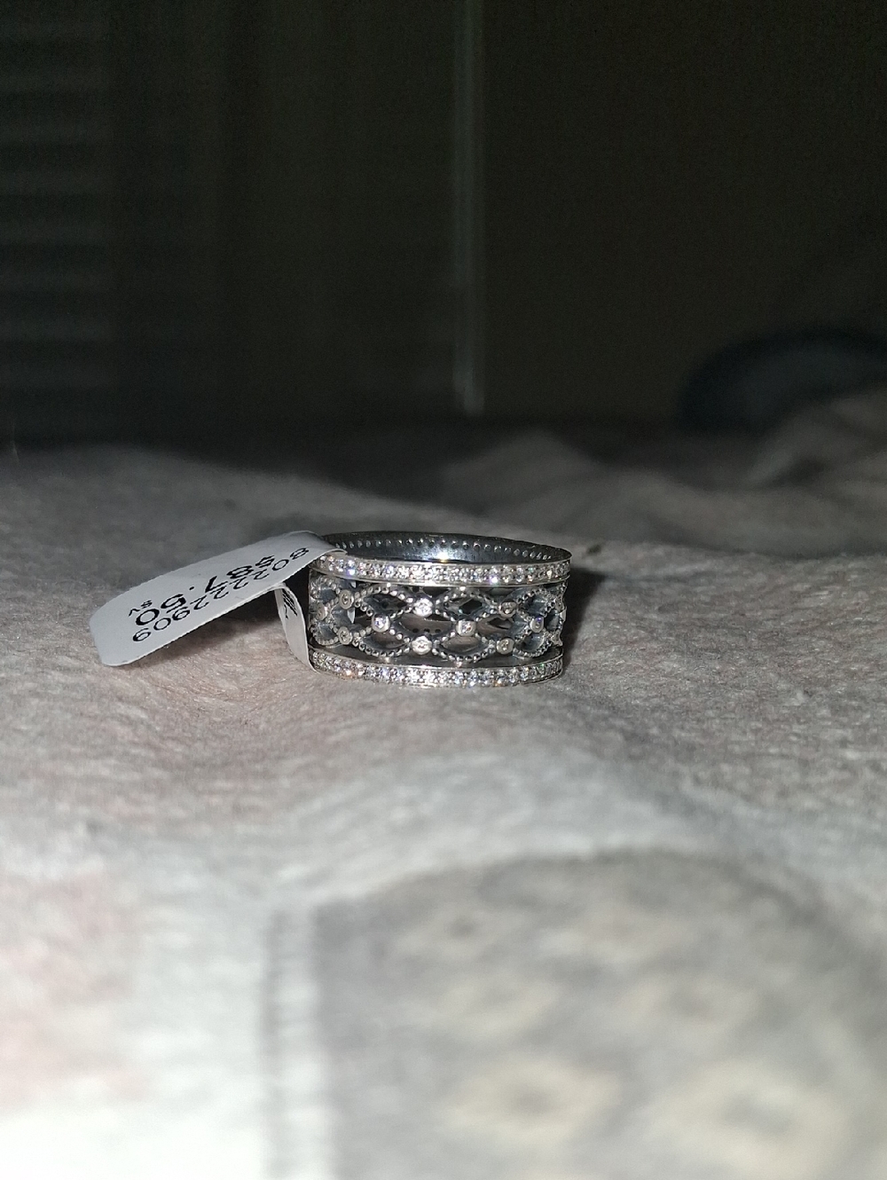 Pandora Wide Fascination Silver Band Ring